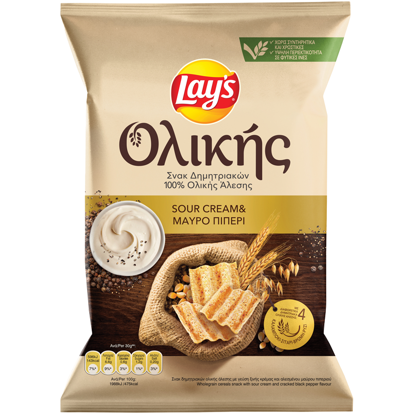 Lay's Sour Cream και Μαύρο Πιπέρι