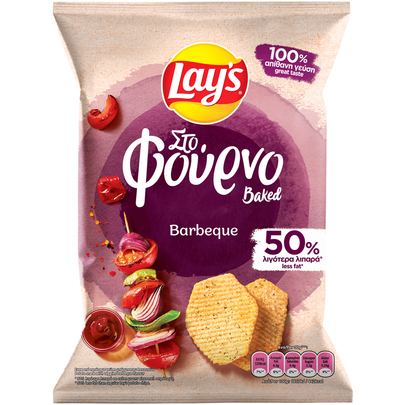 Lay's Στο Φούρνο με Γεύση Barbeque