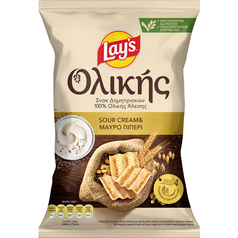 Lay's Sour Cream και Μαύρο Πιπέρι